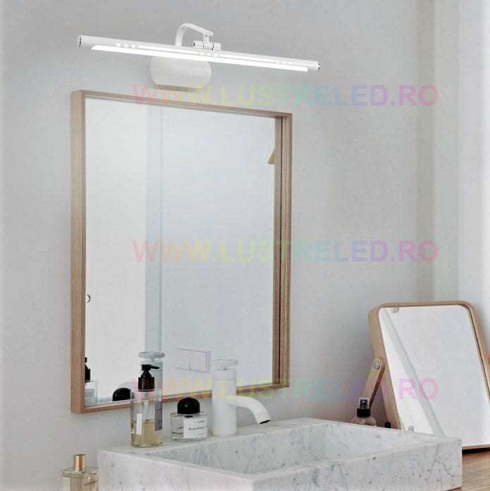 LED аплик за баня 36W 58cm бял регулируем C1351WH