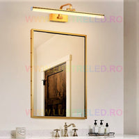 LED аплик за баня 36W 58cm златист регулируем C1309GD