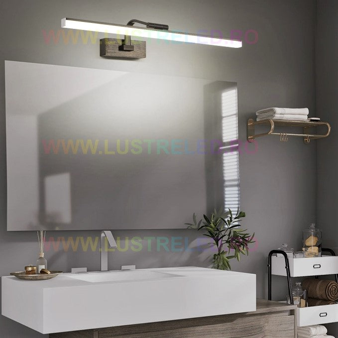 LED аплик за баня 36W 58cm черна регулируема C1299BK