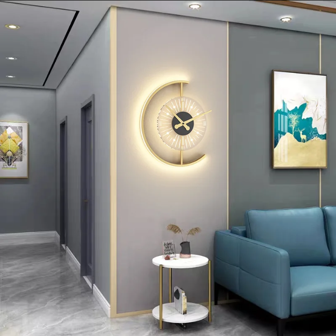 LED аплик с ЧАСОВНИК 18W Nordic Style Clockwork