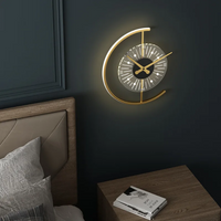 LED аплик с ЧАСОВНИК 18W Nordic Style Clockwork