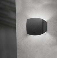 LED аплик 3.2W CCT Abram за външен монтаж черна Fumagalli