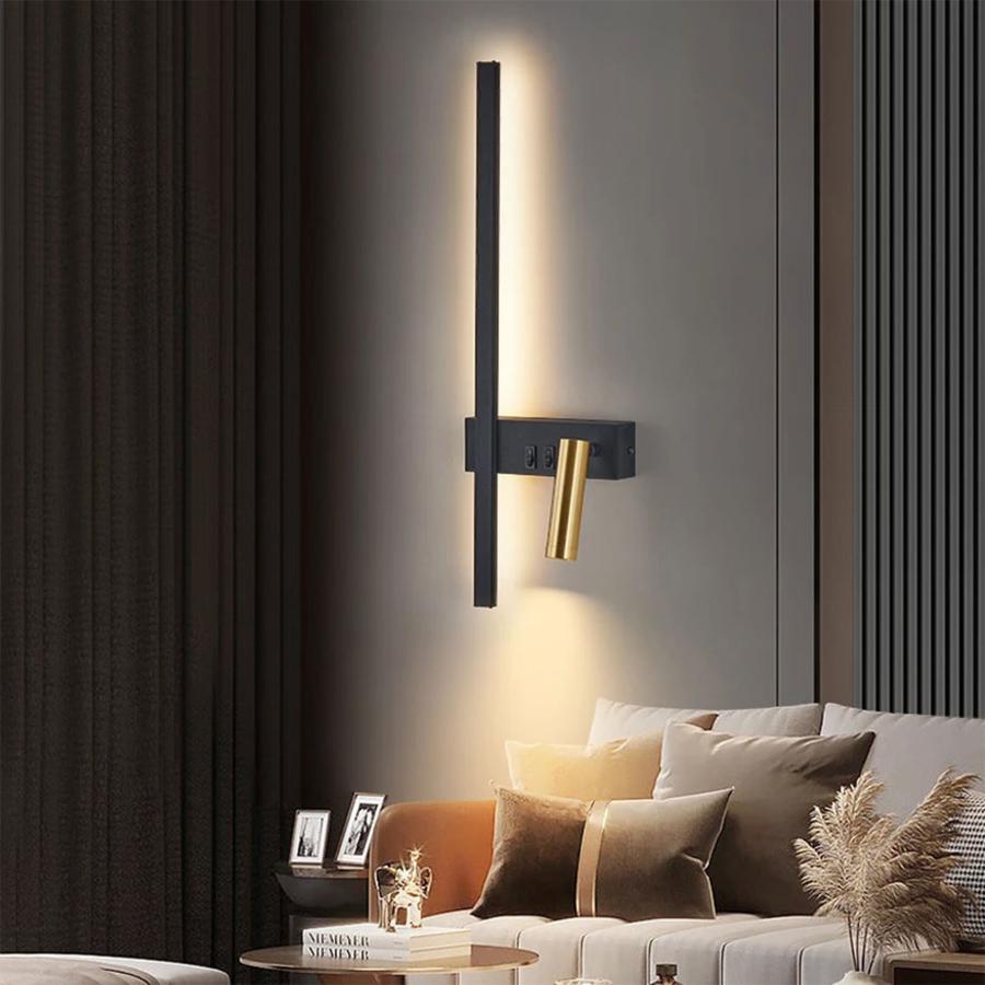 LED аплик LUANDA 9W черна