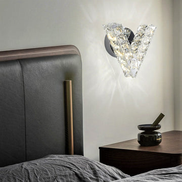 LED аплик 12W кристал V Shape