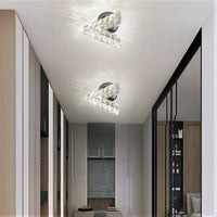 LED аплик 12W кристал V Shape