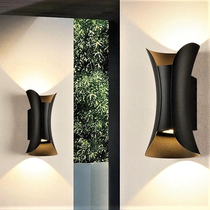 LED аплик за външен монтаж 2x5W ULTRON BLACK