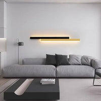 LED аплик SCARLET 22W 80cm черен+златен