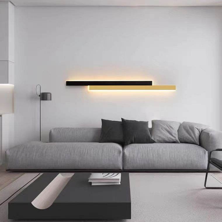 LED аплик SCARLET 60cm черен+златен Еквивалент 150W