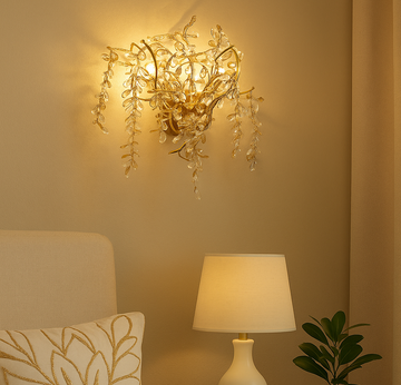 Aplica Perete Cristal Luxury Golden Grapes AURIE / CRISTAL / APLICA PERETE Wall Light Fixtures