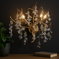 Аплик за стена Cristal Luxury Golden Ravena