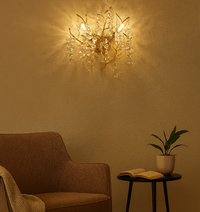 Аплик за стена Cristal Luxury Golden Ravena