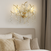 Аплик за стена Cristal Luxury Golden Ravena