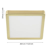 Aplică/Plafonieră FUEVA 5 LED 20.5W Auriu PLAFONIERA LED / Lumina calda / 20.5W led ceiling light