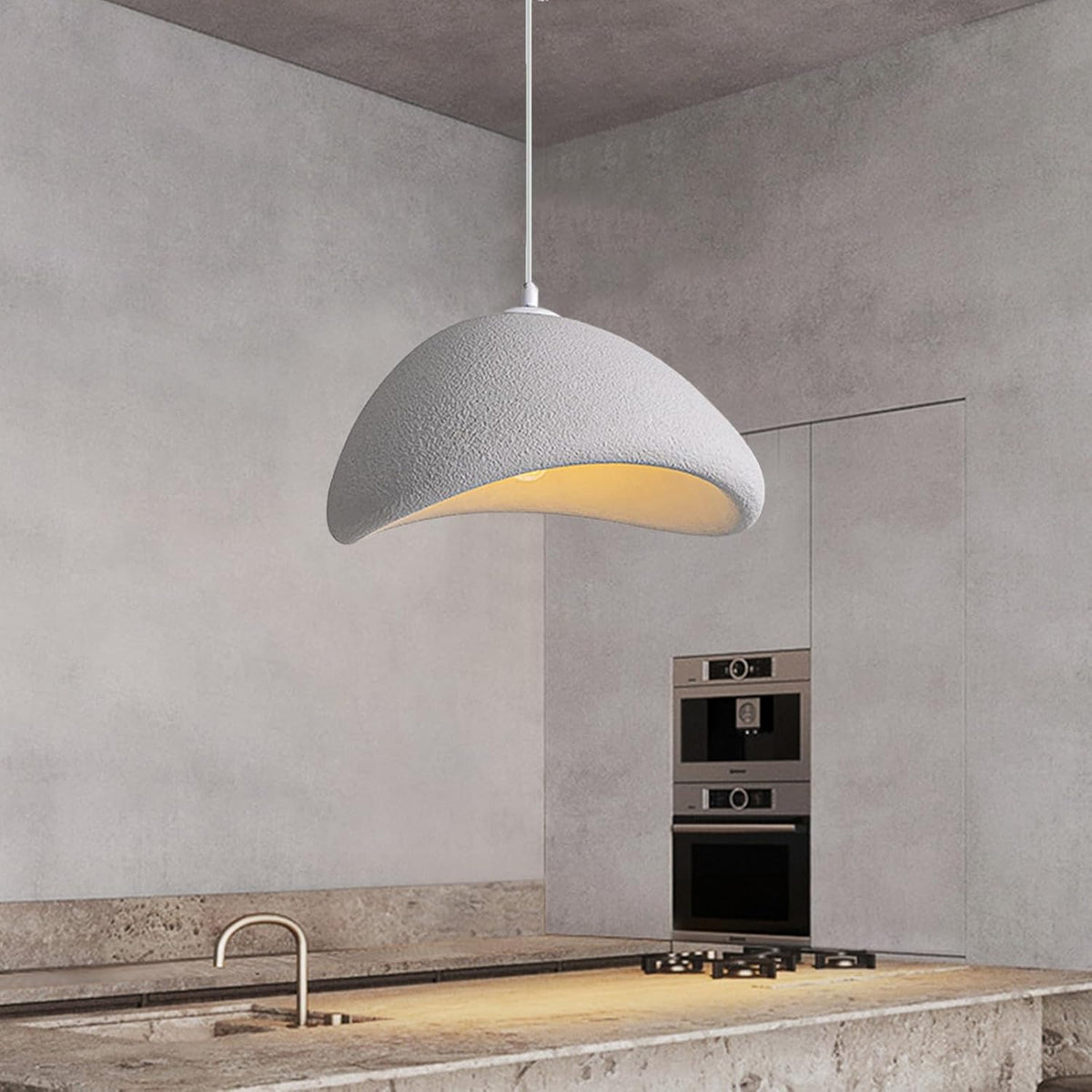 Pendul Gri Triunghi 30cm GB7499A-H30 GRI / VINTAGE SI RETRO DESIGN Lighting Fixtures