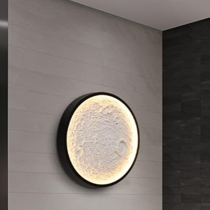 LED осветително тяло MOON черна Еквивалент 240W