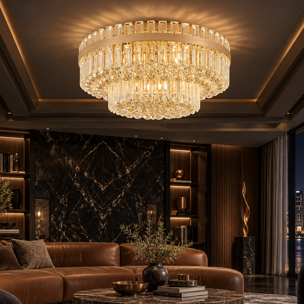 Полилей от кристал за таван Luminaris Regal 80CM