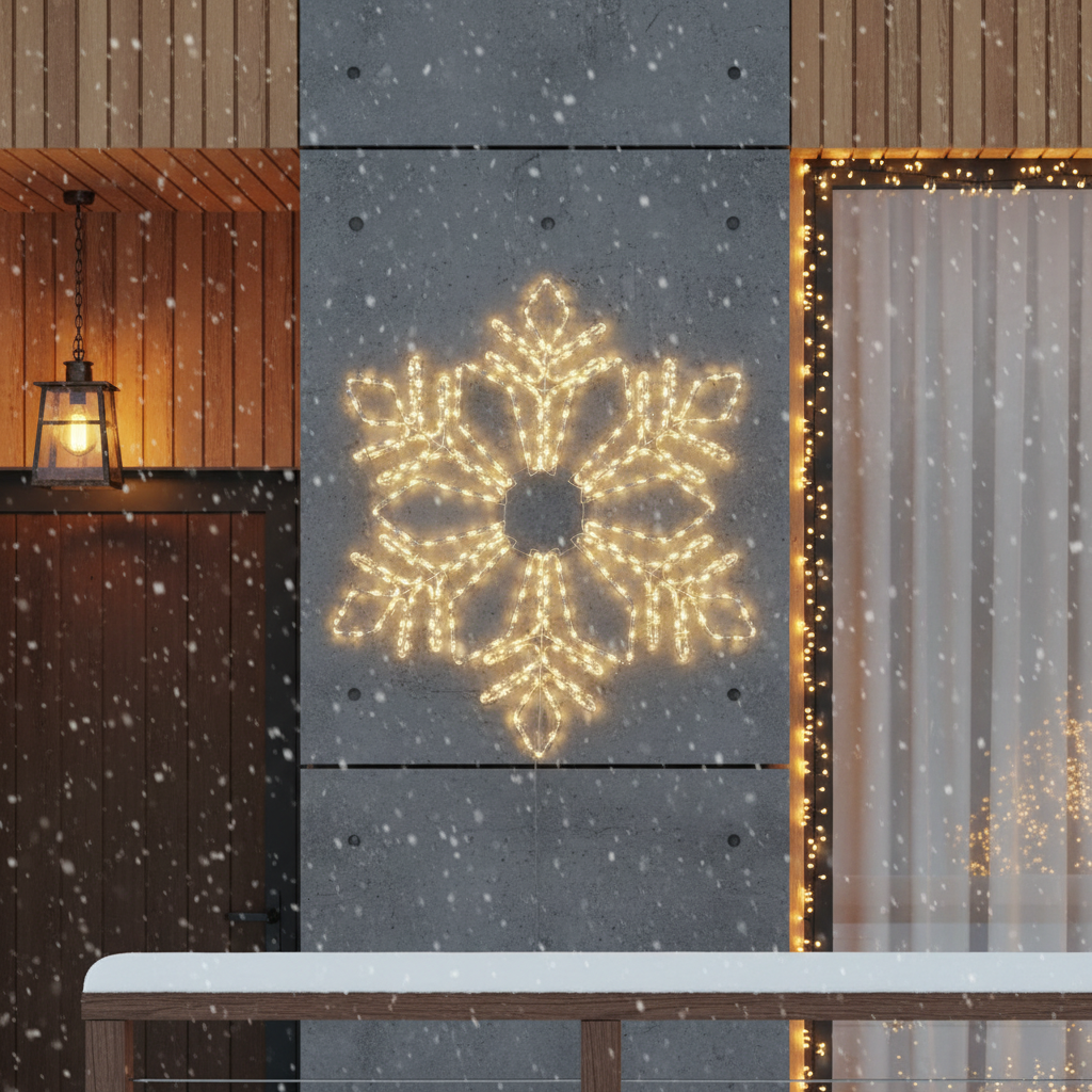 Декоративна LED Снежинка Starfell 60x60cm IP44
