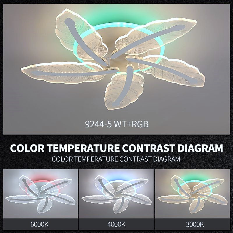 LED осветително тяло PYU Feather RGB Еквивалент 500W Дистанционно
