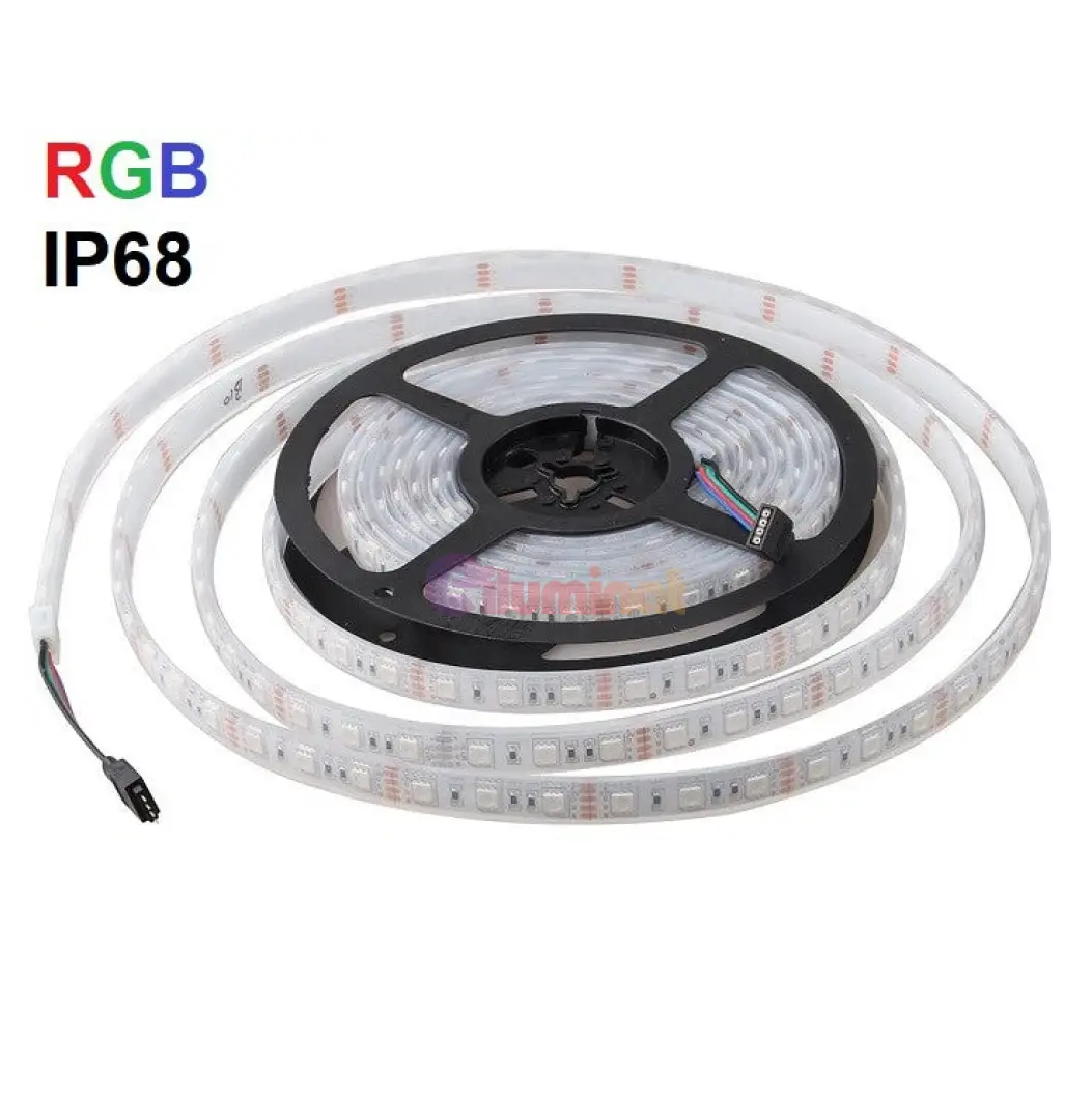 LED лента 5050 RGB 60 SMD-ML 24V потопяема - ролка 5 метра