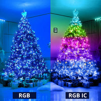 КОМПЛЕКТ LED ЛЕНТА RGB IC SMART DIGITAL 12V 10m USB Дистанционно 24 бутона