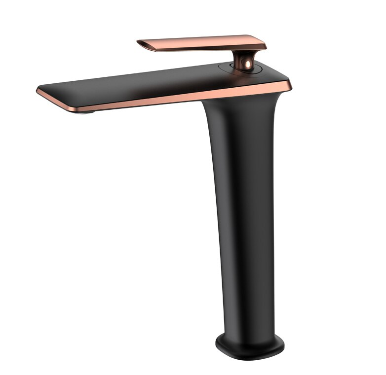 Смесител за мивка висок Luxury Line Rose Black 002
