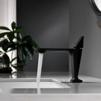 Смесител за мивка среден Modern Line Black Tower 006