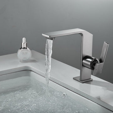 Смесител за мивка среден Modern Line сив MAT SMK024