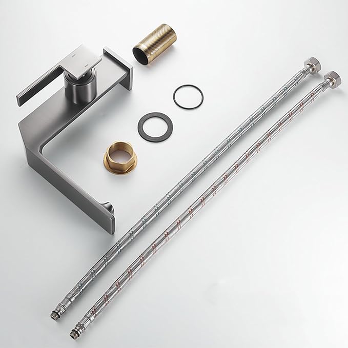 Смесител за мивка среден Modern Line сив MAT SMK024