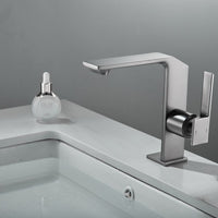 Смесител за мивка среден Modern Line сив MAT SMK024