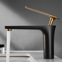 Смесител за мивка среден Luxury Line Black Gold SMK032