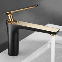 Смесител за мивка среден Luxury Line Black Gold SMK032