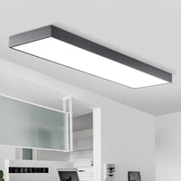 LED панел 72W 117.5 x 28cm черен, за повърхностен монтаж/окачен, еквивалент 400W