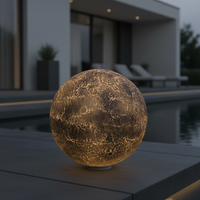 Външно осветително тяло глобус BLACKGLOW 40CM Черен