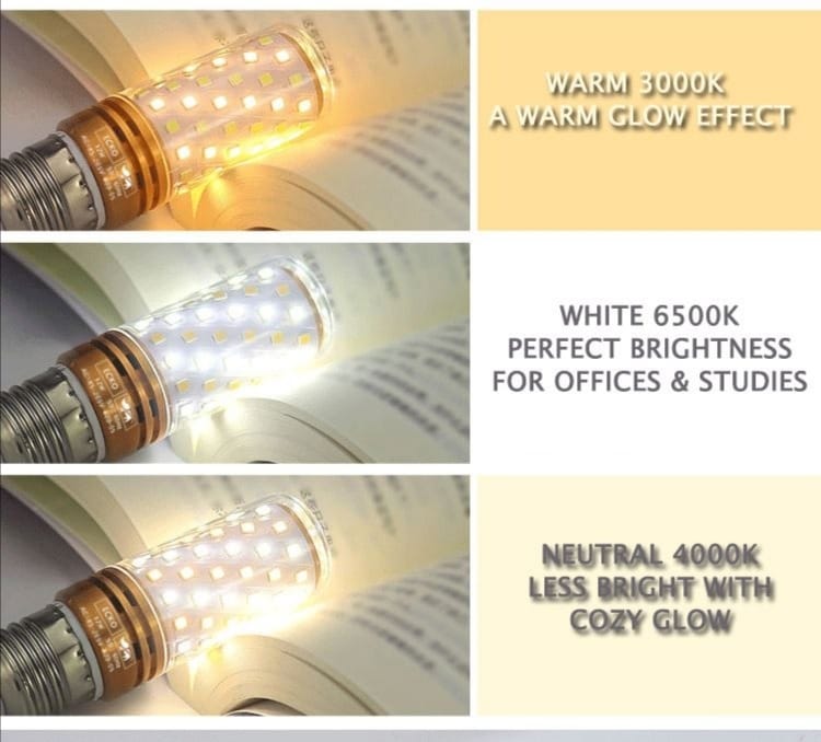 LED крушка E27 16W Corn / 3 функции светлина / Еквивалент 120W