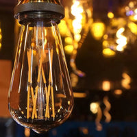 LED крушка E27 винтидж ST64 12W еквивалент 100W