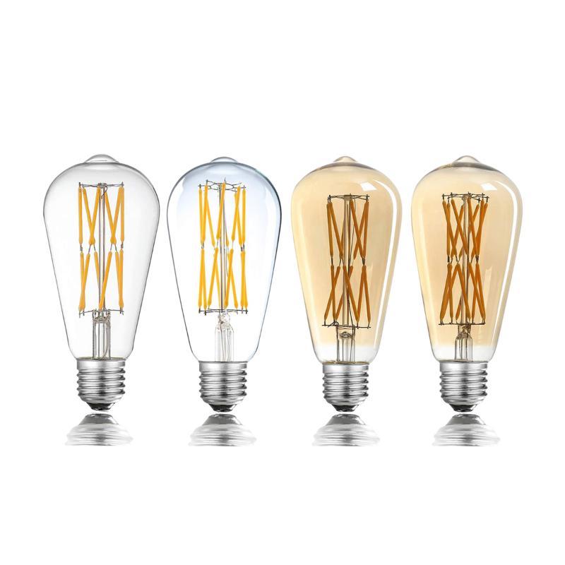 LED крушка E27 винтидж ST64 12W еквивалент 100W