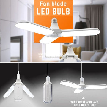 LED крушка E27 40W с 3 сгъваеми рамена