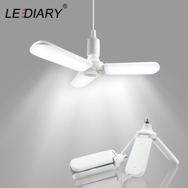 LED крушка E27 40W с 3 сгъваеми рамена