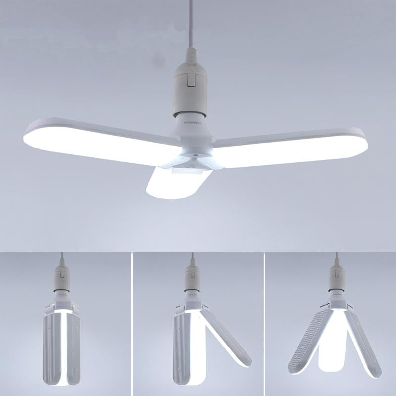 LED крушка E27 40W с 3 сгъваеми рамена