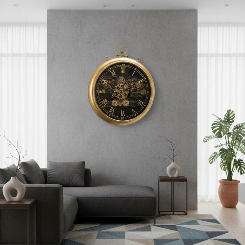 Декоративен стенен часовник Versailles Gear Clock 61x52CM
