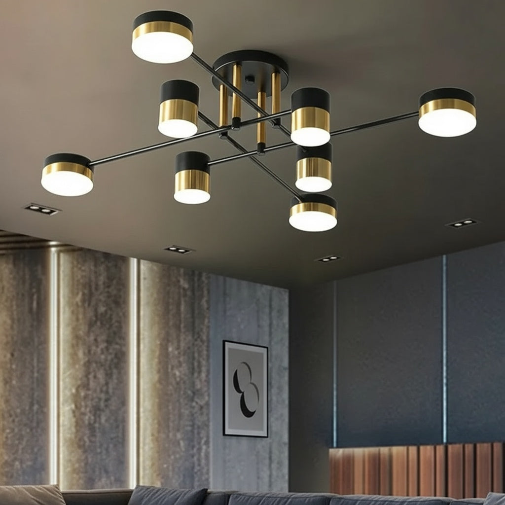 LED осветително тяло Nordic Style Darko Grande еквивалент 600W с дистанционно