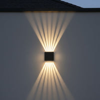 LED аплик за външен монтаж 6W SKYLINE Черен