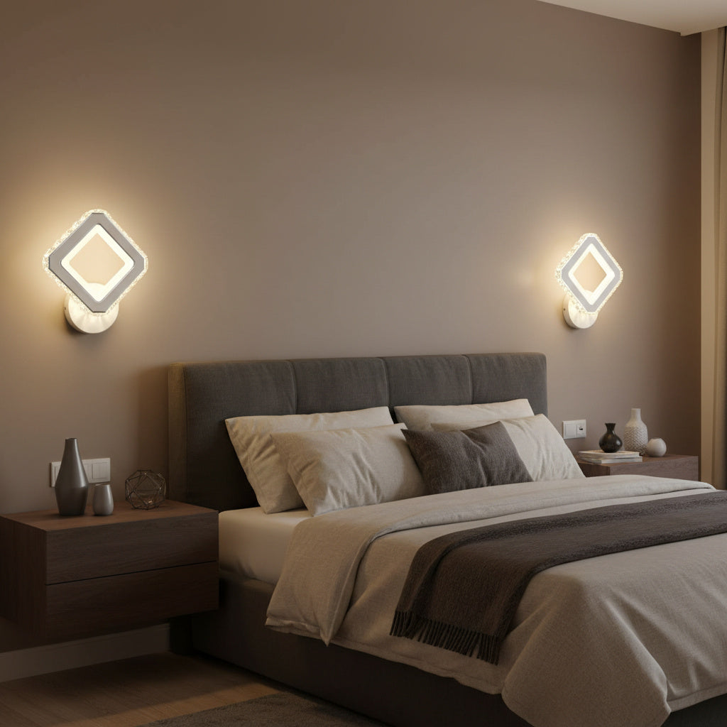 LED аплик 26W DIAMOND Cristal White