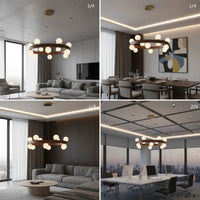 Осветително тяло LED Абажур ZAVI 12xG9 Wood