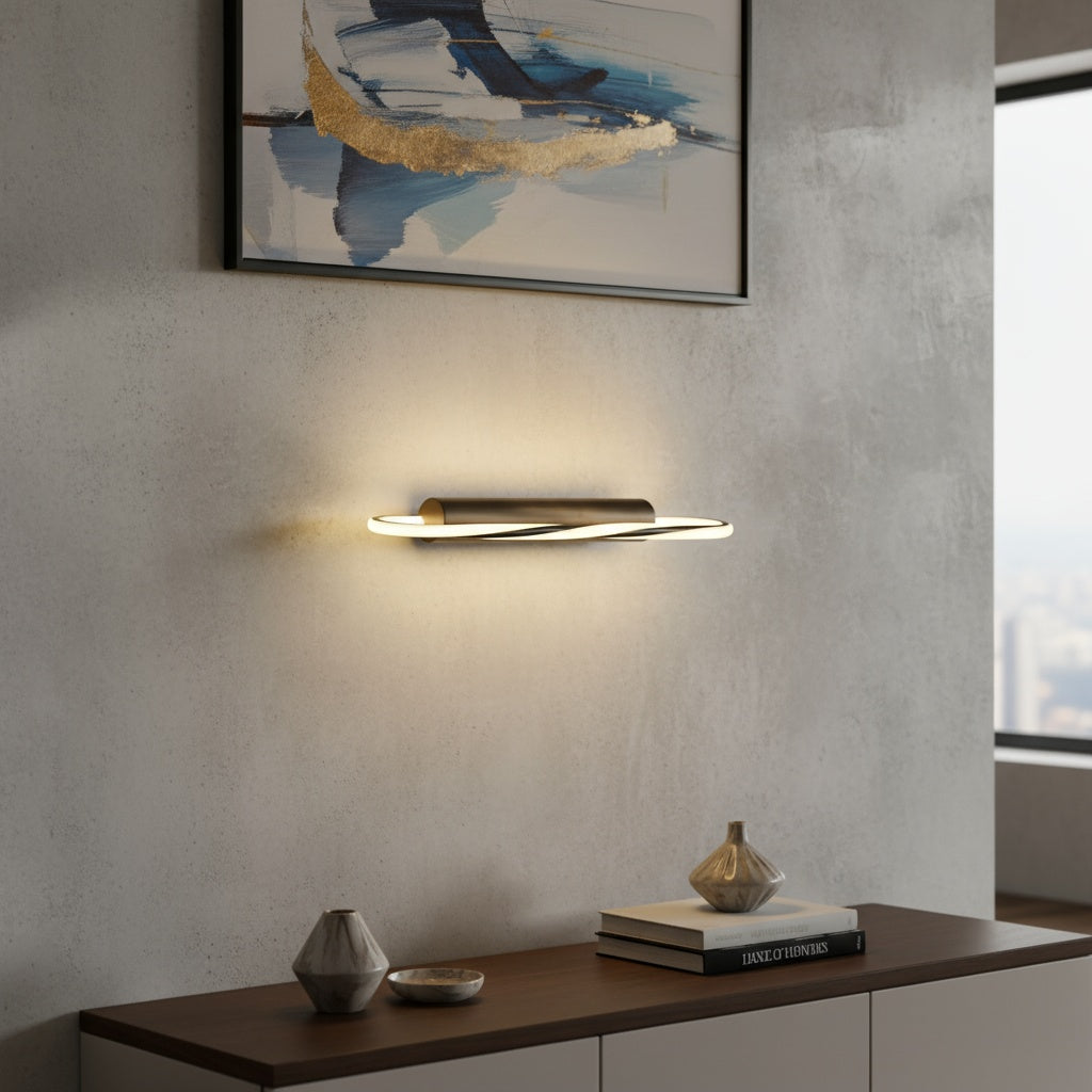 Аплик LED HOVA 12W Brown Еквивалент 60W