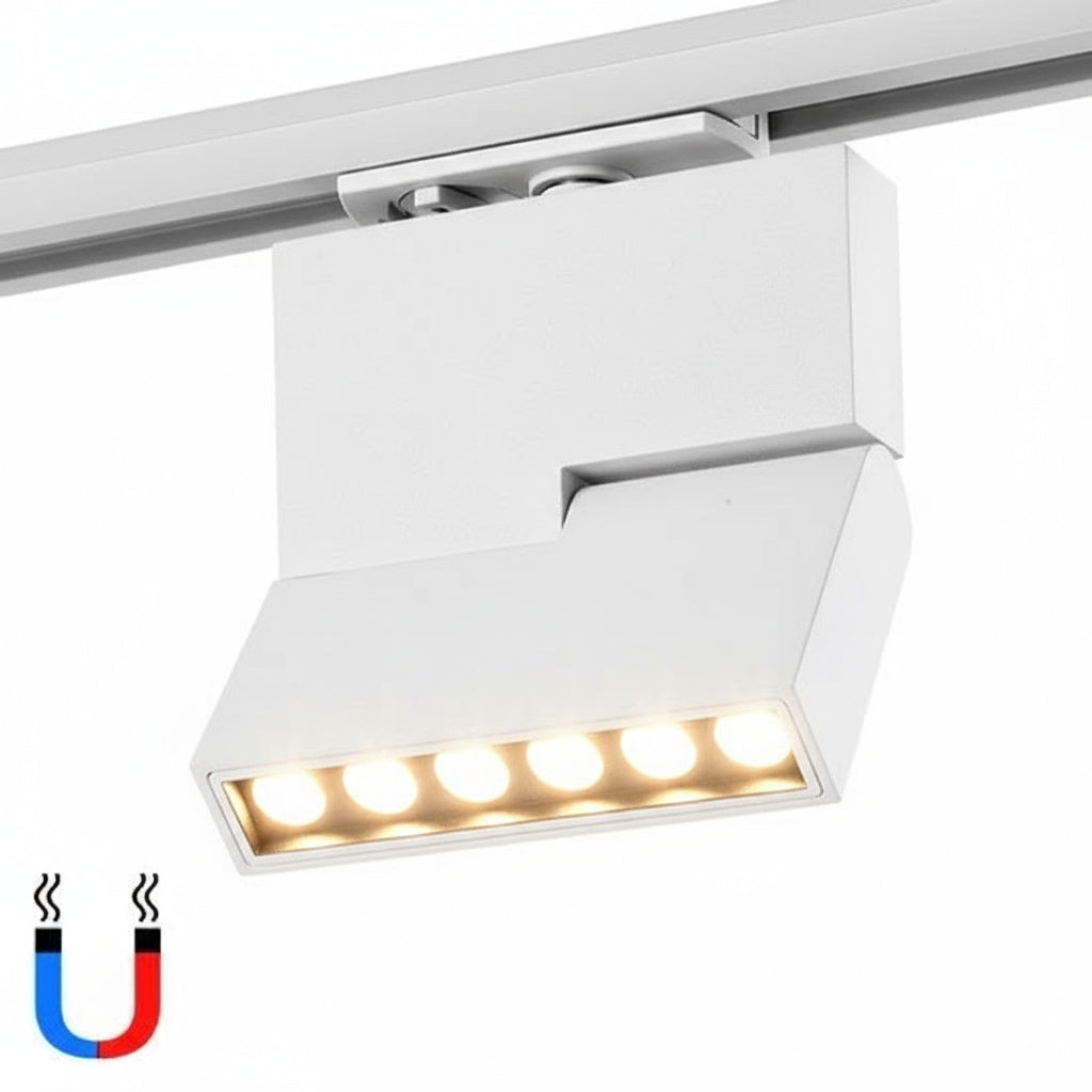 LED спот 6W магнитен бял, сгъваем