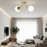 Осветително тяло Abajur MAT Nordic Scale GOLD 2xE27