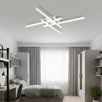 LED осветително тяло 4 Modern LINES Бяло Еквивалент 400W Дистанционно