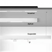 LED спот 20W 60cm магнитен бял линеен мат