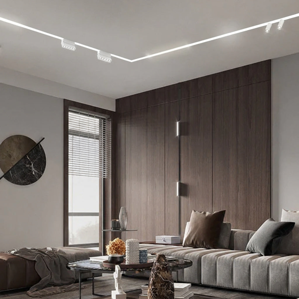 LED спот 12W магнитен бял, сгъваем